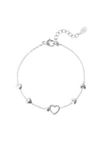 Armband all you need is love zilver stainless steel